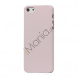 Frosted Hard Plastic Cover Case til iPhone 5 - Pink