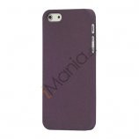 Frosted Hard Plastic Cover Case til iPhone 5 - Lilla
