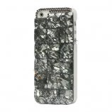 Square Gem Stone Smykkesten Hard Case iPhone 5 cover - Grå