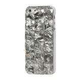 Square Gem Stone Smykkesten Hard Case iPhone 5 cover - Sølv
