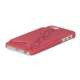 Mat Kreditkort Holder Plastic Case Cover til iPhone 5 - Pink