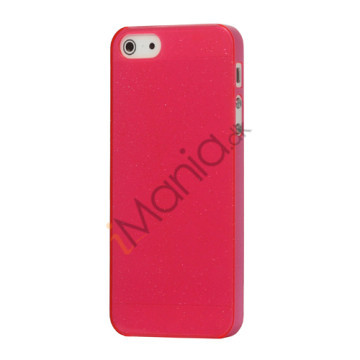 Flash Powder Hard Crystal Case Cover til iPhone 5 - Pink