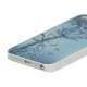 Blå Vand Rose Hard Case Cover til iPhone 5