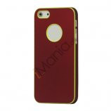 Gummibelagt hård plast Case iPhone 5 cover - Rød