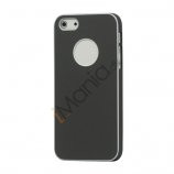 Gummibelagt hård plast Case iPhone 5 cover - Grå