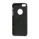 Gummibelagt hård plast Case iPhone 5 cover - Grå