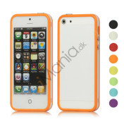 Gennemsigtig Plastic & TPU Combo Bumper Case iPhone 5 cover