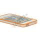 Gennemsigtig Plastic & TPU Combo Bumper Case iPhone 5 cover