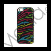 Farverige Zebra Snap-On Hard Case iPhone 5 cover