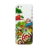 Circle Flora Smykkesten Inlaid iPhone 5 Hard Plastic Case