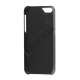 Twill Leather Coated Plating Hard Case iPhone 5 cover