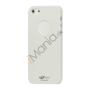 Højglans Plastic Cover Case til iPhone 5 - Hvid