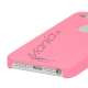 Højglans Plastic Cover Case til iPhone 5 - Pink