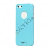 Højglans Plastic Cover Case til iPhone 5 - Blå