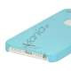 Højglans Plastic Cover Case til iPhone 5 - Blå