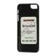 Premium Blankt Hard Back Case iPhone 5 cover - Sort
