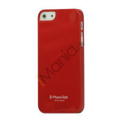 Premium Blankt Hard Back Case iPhone 5 cover - Rød