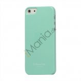 Premium Blankt Hard Back Case iPhone 5 cover - Cyan