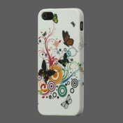 Sommerfugle Blomster TPU Taske iPhone 5 cover
