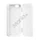Dobbelt For- og bagside TPU Gel Case iPhone 5 cover - Hvid