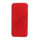 Dobbelt For- og bagside iPhone 5 TPU Gel Case Cover - Rød
