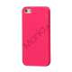 Dobbelt For- og bagside Gel TPU Case iPhone 5 cover - Rose
