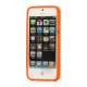 Anti-slip Bølge TPU Case iPhone 5 cover - Orange