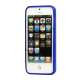Diamond TPU Gel iPhone 5 cover - Blå