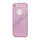 Hvid-kantede Frosted Gel TPU Case iPhone 5 cover - Lilla