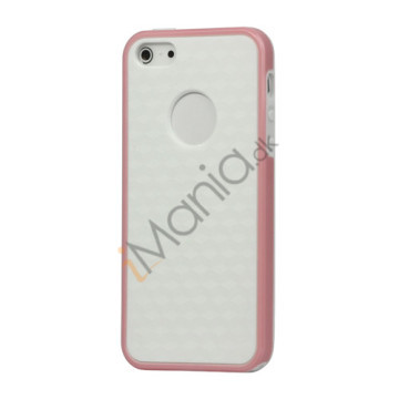 Slim Hexagon TPU Case iPhone 5 cover - Pink