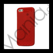 Anti-slip Equalizer TPU Case iPhone 5 cover - Red