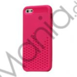 Anti-slip Equalizer Style TPU Case iPhone 5 cover - Hot Pink