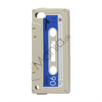 Tyndt Kassettebånd Silicone Cover til iPod Touch 5 - Lysegrå