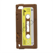 Tyndt Kassettebånd Silicone Cover til iPod Touch 5 - Brun