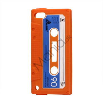 Tyndt Kassettebånd Silicone Cover til iPod Touch 5 - Orange