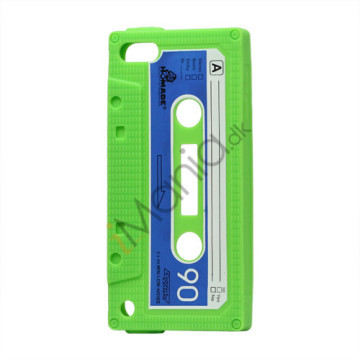 Tyndt Kassettebånd Silicone Cover til iPod Touch 5 - Grøn