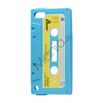 Tyndt Kassettebånd Silicone Cover til iPod Touch 5 - Baby Blue