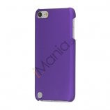 Gummibelagt hård plast Case Cover til iPod Touch 5 - Purple