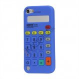 3D Lommeregner Silicone Cover Taske til iPod Touch 5 - Mørkeblå