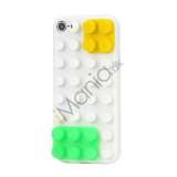 Byggeklods Silicone Cover til iPod Touch 5 - Hvid