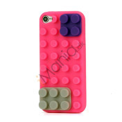 Byggeklods Silicone Cover til iPod Touch 5 - Rose