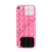 Byggeklods Silicone Cover til iPod Touch 5 - Pink
