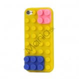 Byggeklods Silicone Cover til iPod Touch 5 - Gul
