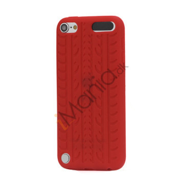 Dækmønster Silicone Cover til iPod Touch 5 - Rød