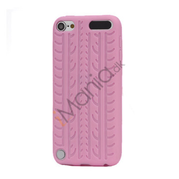 Dækmønster Silicone Cover til iPod Touch 5 - Pink