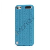 Dækmønster Silicone Cover til iPod Touch 5 - Baby Blue