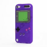 Retro Nintendo Game Boy Silikone Case Cover til iPod Touch 5 - Lilla