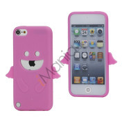 Smilende Engel, Blød Silikone Flex Gel Etui til iPod Touch 5 - Pink