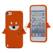 Smilende Engel, Blød Silikone Flex Gel Etui til iPod Touch 5 - Orange
