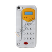 Telefon, Fleksibel silikone  Cover Case for iPod Touch 5 - Hvid